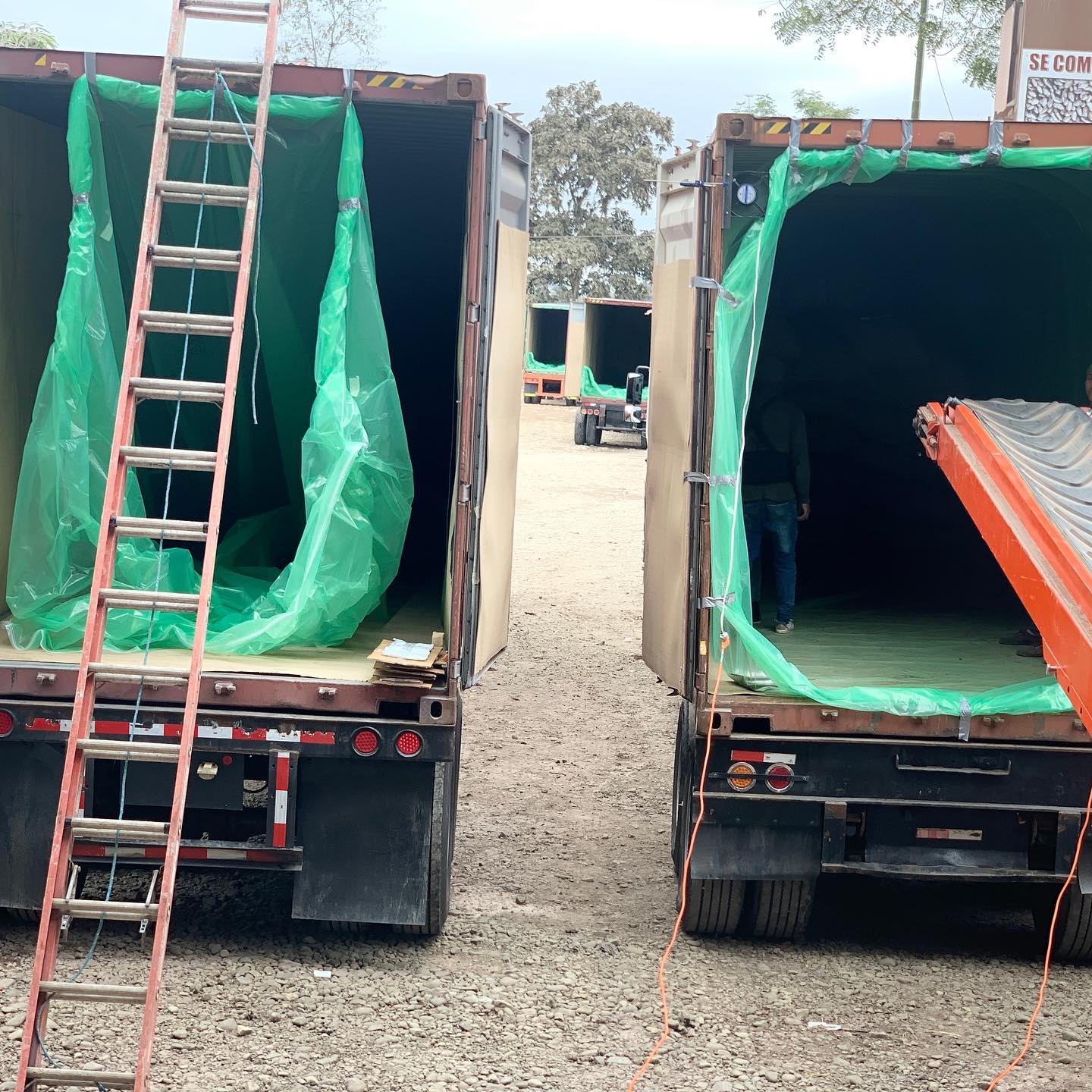 Вкладыш Для Контейнера Из Полиэтилена 5,9*2,4 М, Изготовленный На Заказ, Для Контейнеров Насыпью Кукурузы