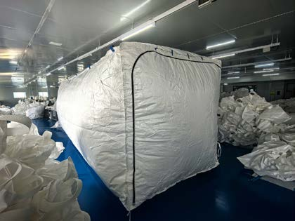 20-футовый Контейнер Для Перевозки Сухих Насыпных Грузов Из Полипропилена Промышленного Класса Для Перевозки Частиц